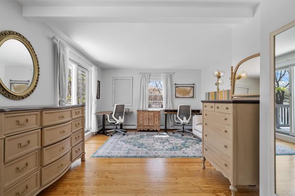 Home Office, Interior, Wood Texture Flooring