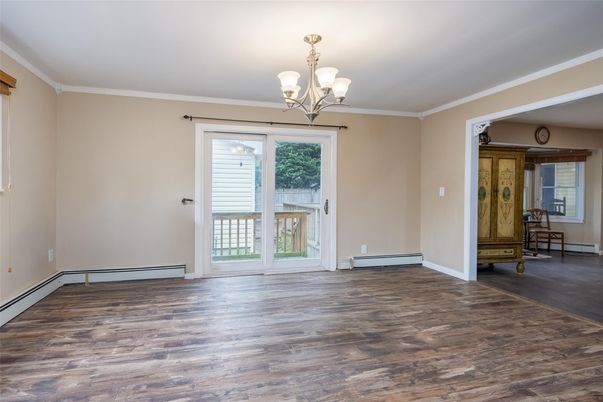 Chandelier, Empty room, Interior, Wood Texture Flooring
