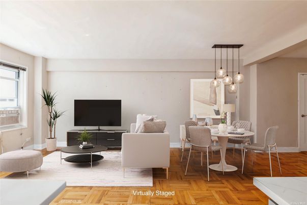 Dining room, Interior, Living room, Pendant Lights, Wood Texture Flooring