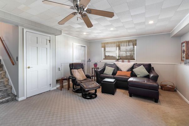 Interior, Living room, Recessed Lighting