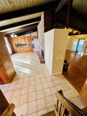 Fireplace, Interior, Wooden Beams, Wooden Walls