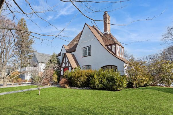 Backyard, Exterior, Facade, Brick Facade, Tudor Revival