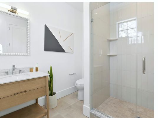 Bathroom, Glass Shower, Interior