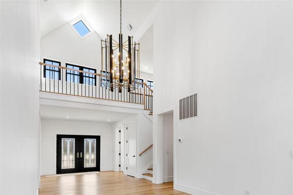 Interior, Pendant Lights, Recessed Lighting, Wood Texture Flooring