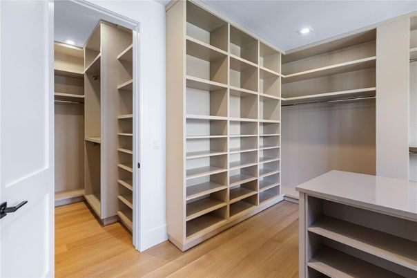 Interior, Recessed Lighting, Walk-in Closets, Wood Texture Flooring