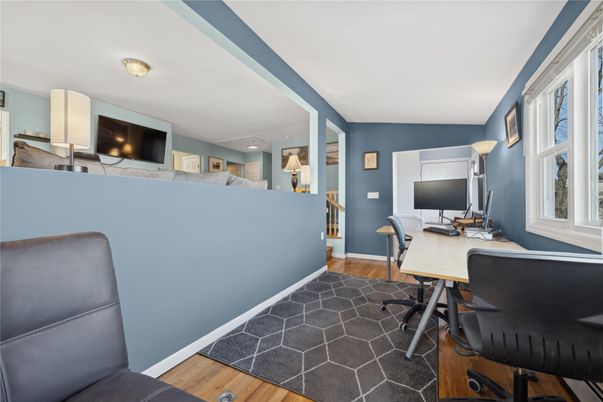 Home Office, Interior, Wood Texture Flooring
