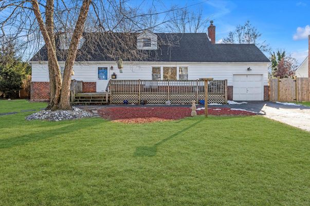 Attached, Backyard, Exterior, Facade, Cape Cod