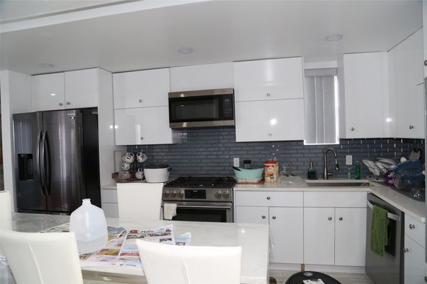 Interior, Kitchen, Recessed Lighting, Stainless Steel Appliances