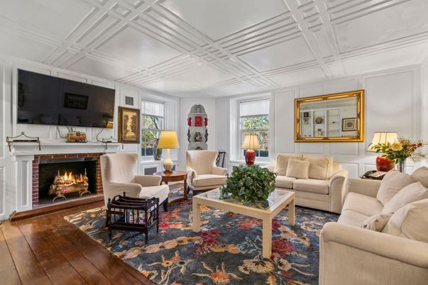 Fireplace, Interior, Living room, Wood Texture Flooring