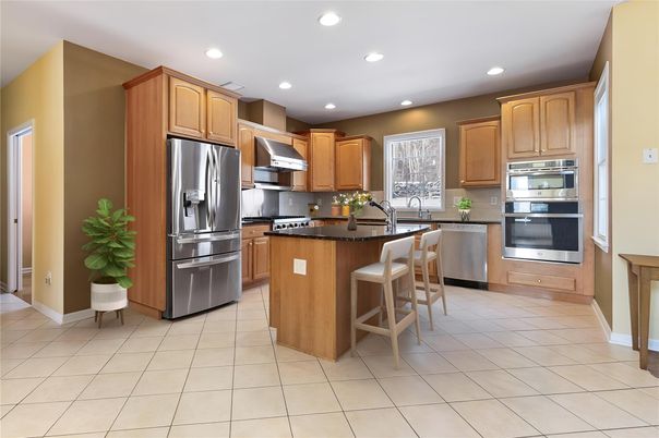 Interior, Kitchen, Recessed Lighting, Stainless Steel Appliances