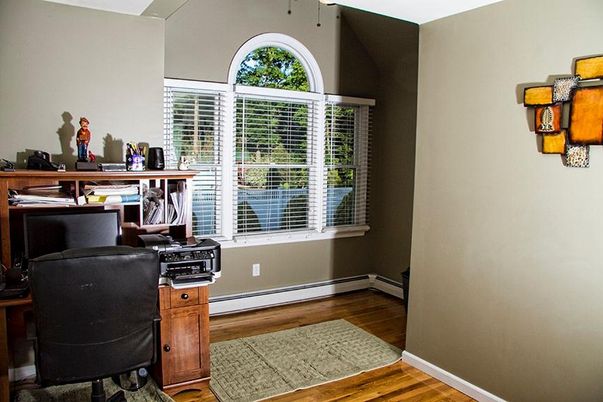 Home Office, Interior, Wood Texture Flooring