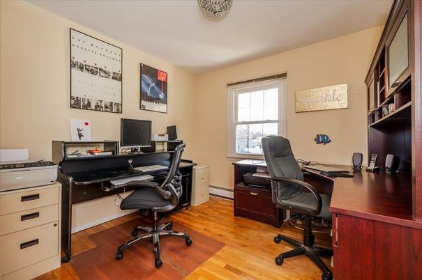Home Office, Interior, Wood Texture Flooring