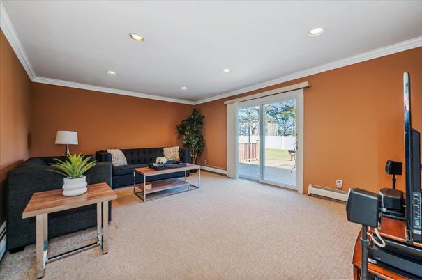 Interior, Living room, Recessed Lighting