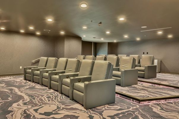 Home Theatre Room, Interior, Recessed Lighting, Theatre Room