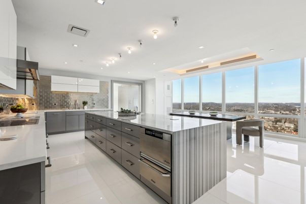 Interior, Kitchen, Recessed Lighting, Stainless Steel Appliances