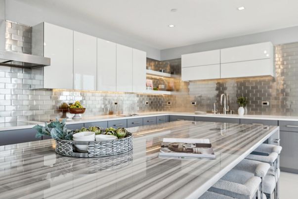 Interior, Kitchen, Recessed Lighting, Stainless Steel Appliances