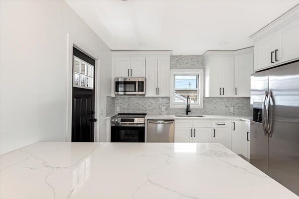 Interior, Kitchen, Recessed Lighting, Stainless Steel Appliances