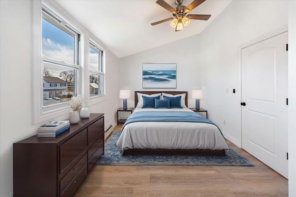 Bedroom, Interior, Wood Texture Flooring