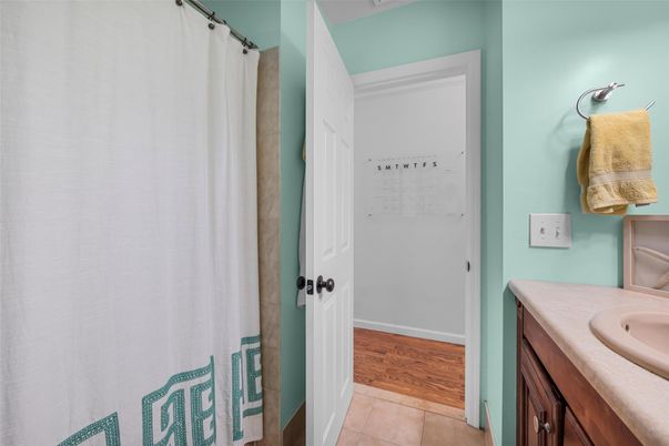 Bathroom, Interior, Wood Texture Flooring