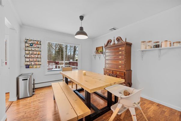 Dining room, Interior, Wood Texture Flooring