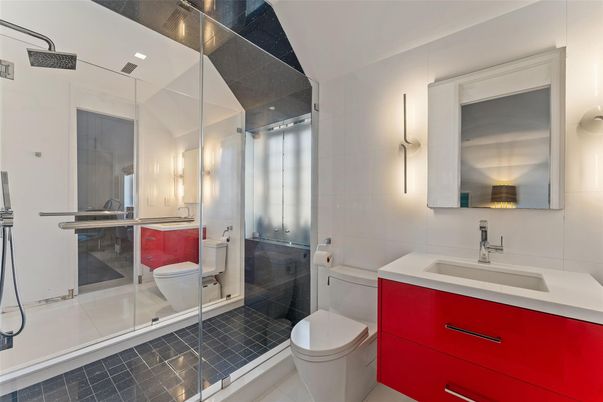 Bathroom, Glass Shower, Interior