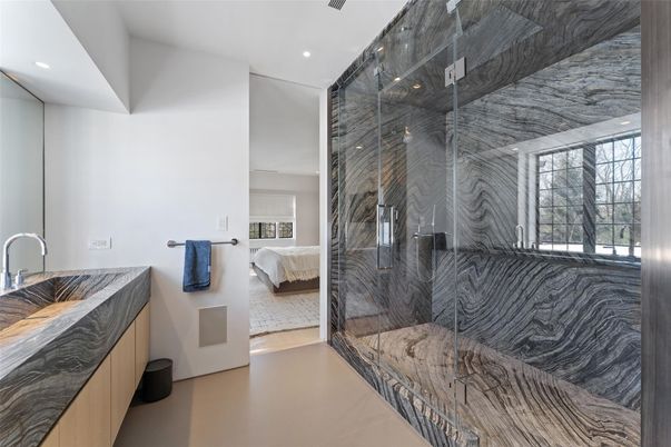 Bathroom, Bedroom, Glass Shower, Interior, Recessed Lighting