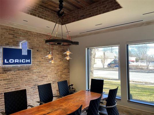 Dining room, Interior, Pendant Lights, Stone Walls, Wooden Ceilings