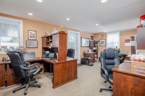 Home Office, Interior, Recessed Lighting