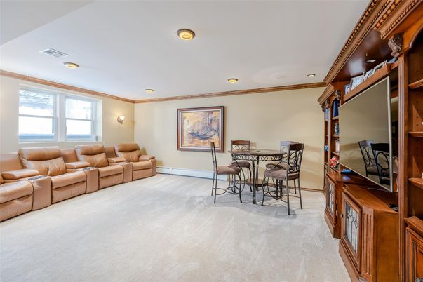Home Theatre Room, Dining room, Interior, Living room, Recessed Lighting, Theatre Room