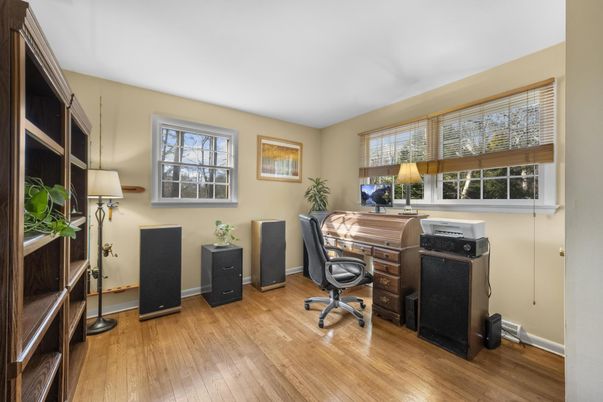Home Office, Interior, Wood Texture Flooring