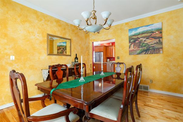 Chandelier, Dining room, Interior, Kitchen, Wood Texture Flooring