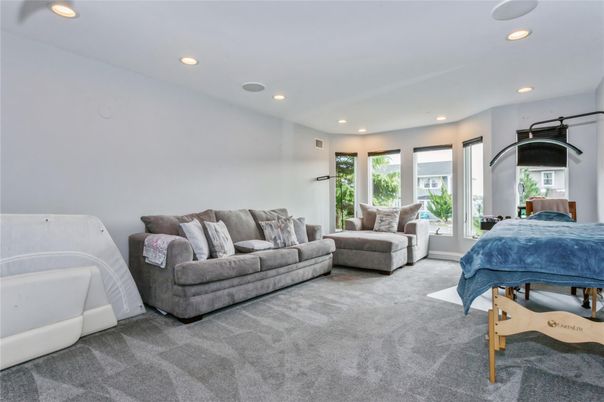 Bedroom, Interior, Living room, Recessed Lighting
