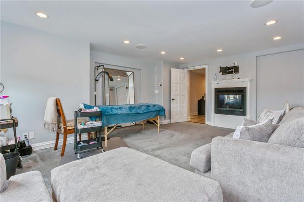 Fireplace, Interior, Living room, Recessed Lighting
