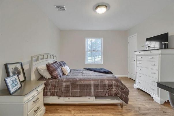 Bedroom, Interior, Wood Texture Flooring