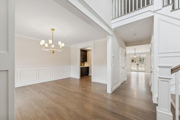Chandelier, Interior, Wood Texture Flooring