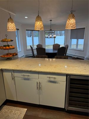 Dining room, Interior, Kitchen, Pendant Lights, Recessed Lighting