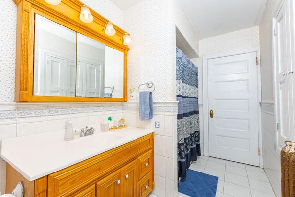 Bathroom, Fireplace, Interior