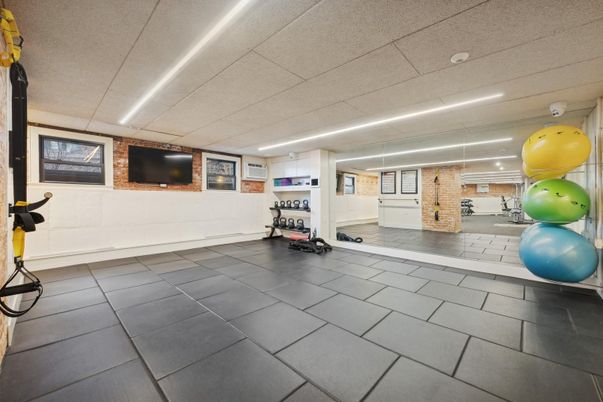 Fitness Equipment, Interior, Recessed Lighting