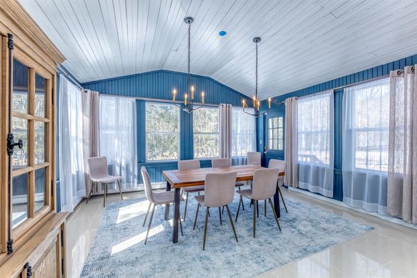 Dining room, Interior, Pendant Lights