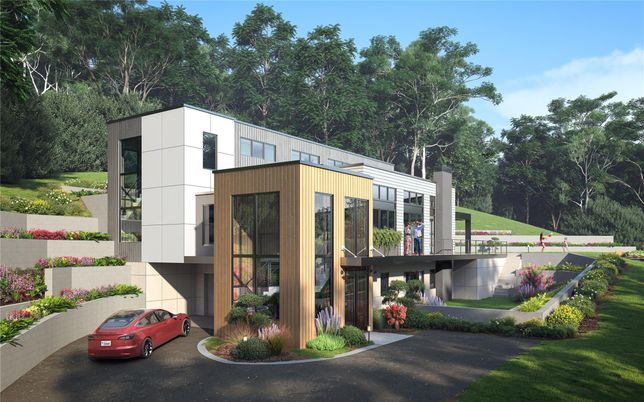 Exterior, Facade, Modern