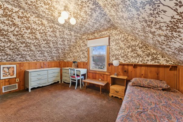 Bedroom, Interior, Wooden Walls