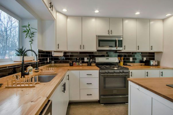 Interior, Kitchen, Recessed Lighting, Stainless Steel Appliances