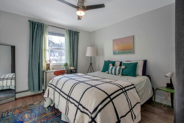 Bedroom, Interior, Wood Texture Flooring