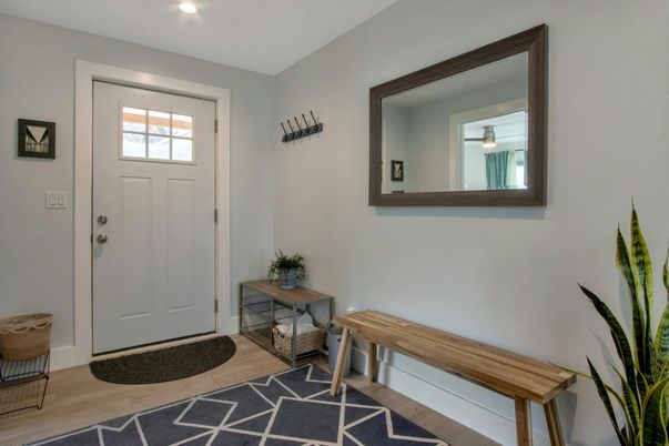 Interior, Recessed Lighting, Wood Texture Flooring