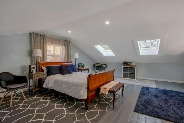 Bedroom, Interior, Recessed Lighting