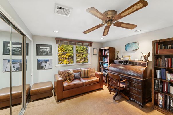 Home Office, Interior, Recessed Lighting