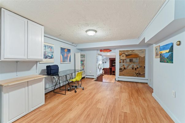 Home Office, Interior, Wood Texture Flooring