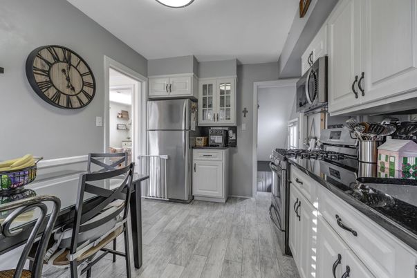Interior, Kitchen, Wood Texture Flooring