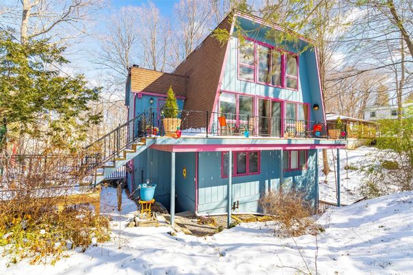 Backyard, Exterior, Facade, A Frame