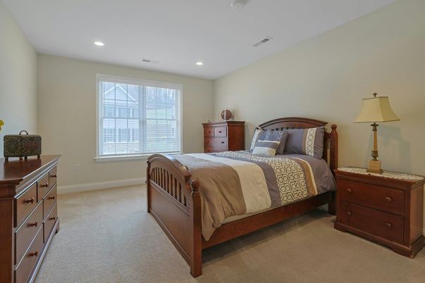 Bedroom, Interior, Recessed Lighting